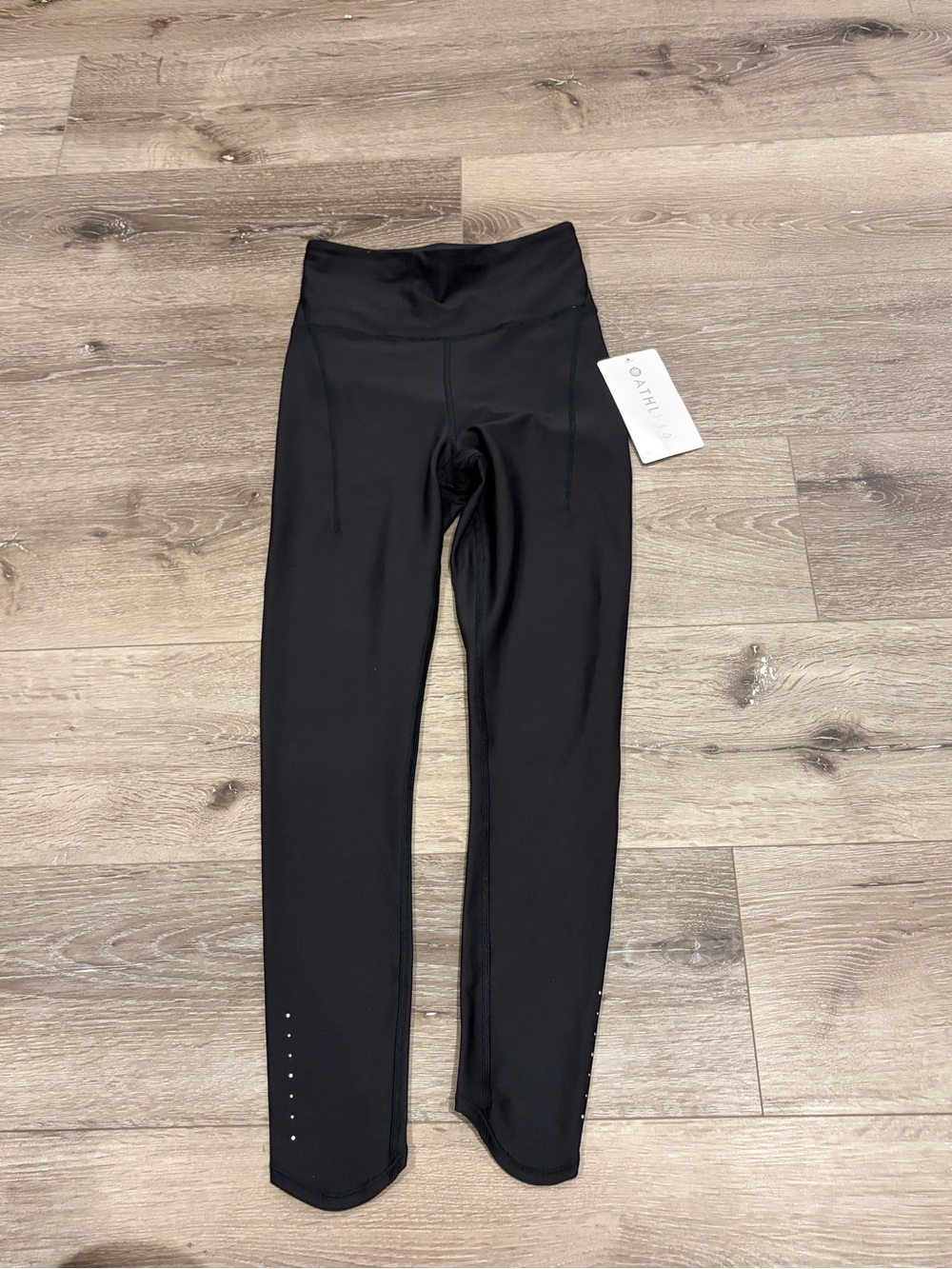 Athleta Black Sports Bra-Style Longline Support Top